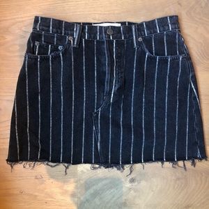 Reformation denim skirt
